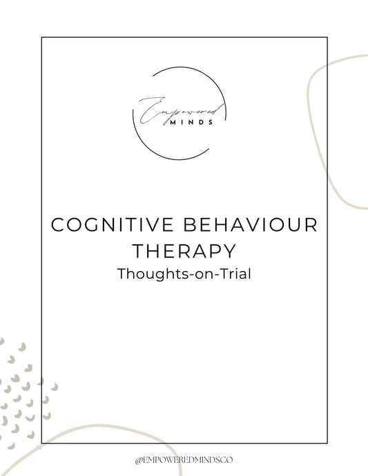CBT Worksheet: Thoughts on Trial-Digital