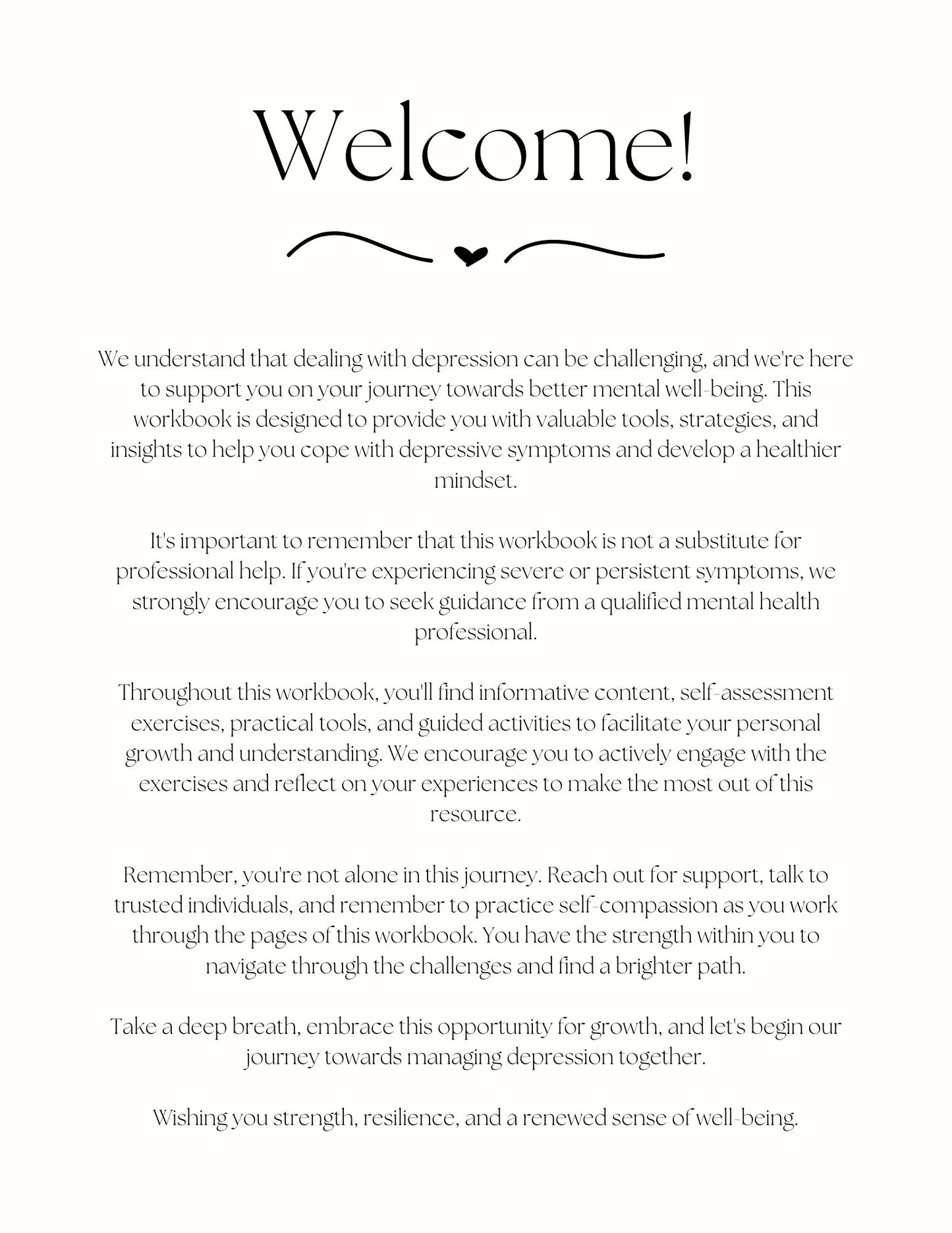 The Empowerment Journal - Transforming Depression into Empowerment.
