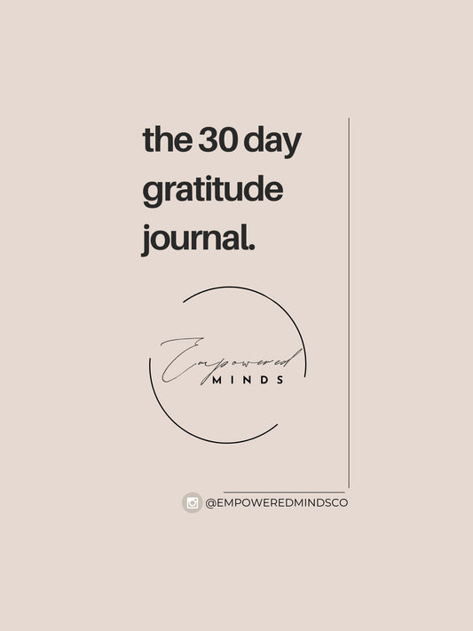 30 Day Gratitude Journal Daily Self-Reflection & Mindfulness Workbook